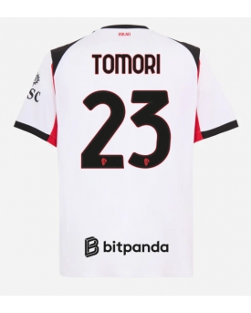 Billige Fotballdrakt AC Milan Fikayo Tomori #23 Replika Bortedrakt 2025-26 Kortermet
